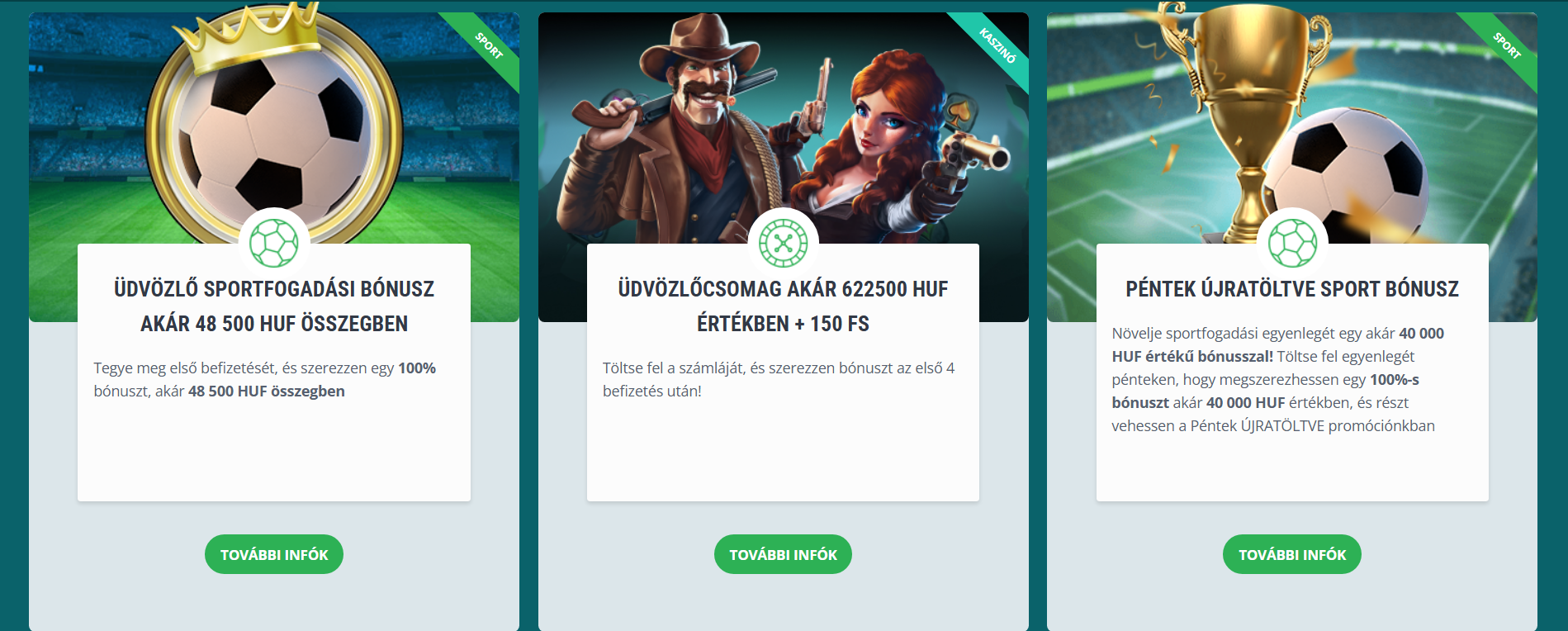 Bónuszok és promóciók 22Bet-ban