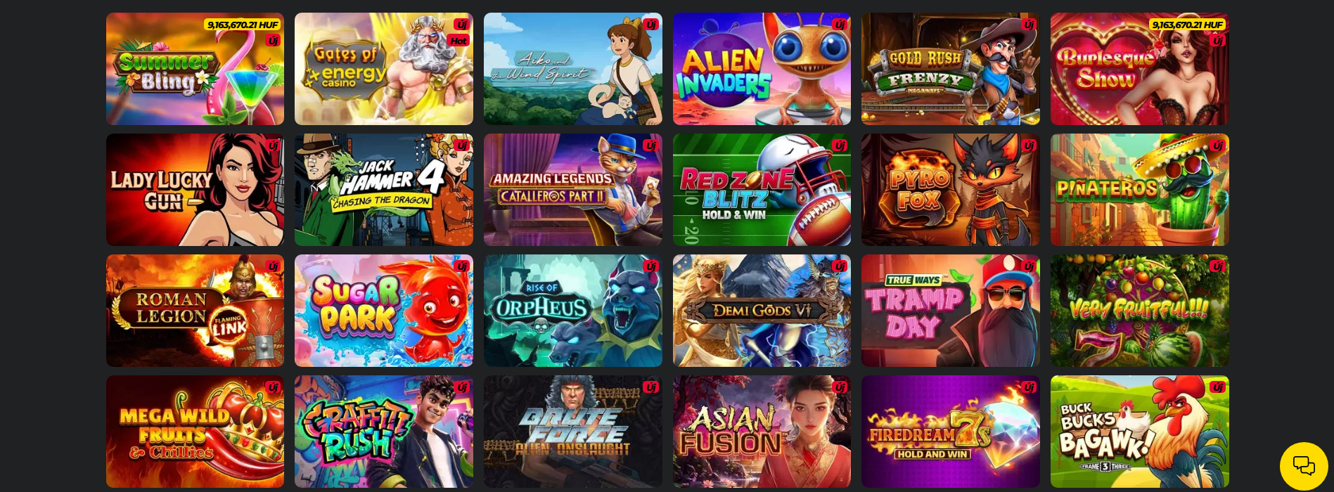 Online kaszinó nyerőgépek EnergyCasino